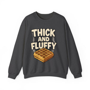 Thick and Fluffy Unisex Heavy Blend™ Crewneck Sweatshirt Sweatshirt Printify S Dark Heather 