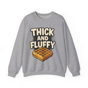 Thick and Fluffy Unisex Heavy Blend™ Crewneck Sweatshirt Sweatshirt Printify S Sport Grey 