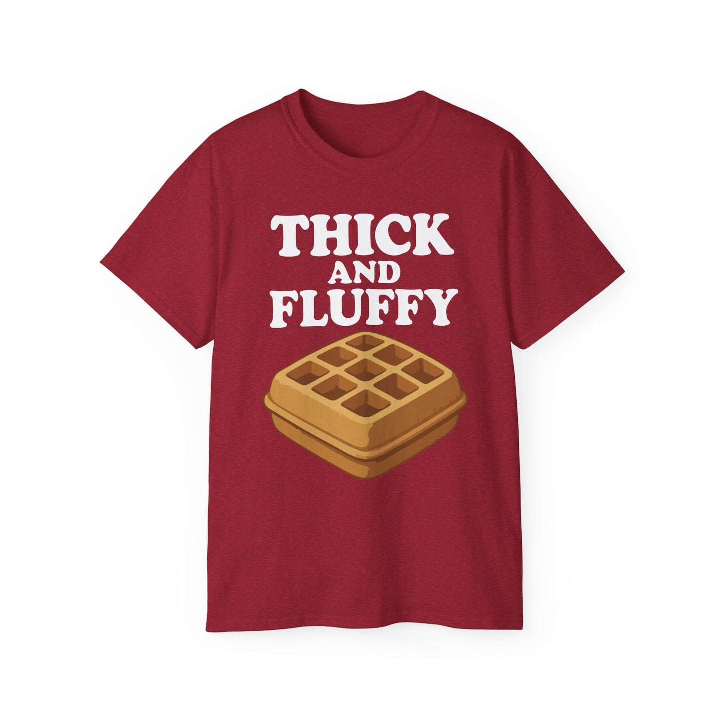Thick & Fluffy Tee T-Shirt Printify Antique Cherry Red S 