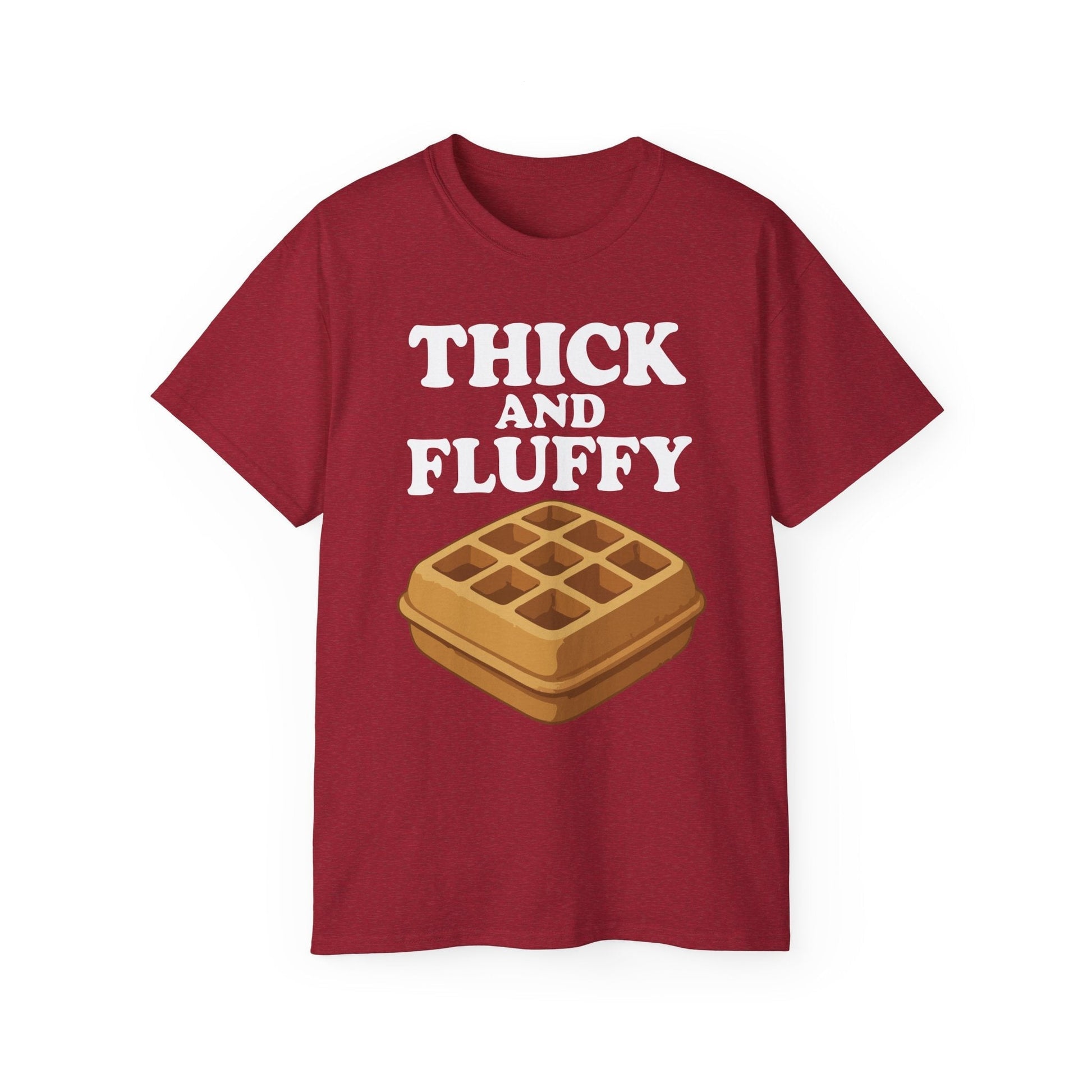 Thick & Fluffy Tee T-Shirt Printify Antique Cherry Red S 