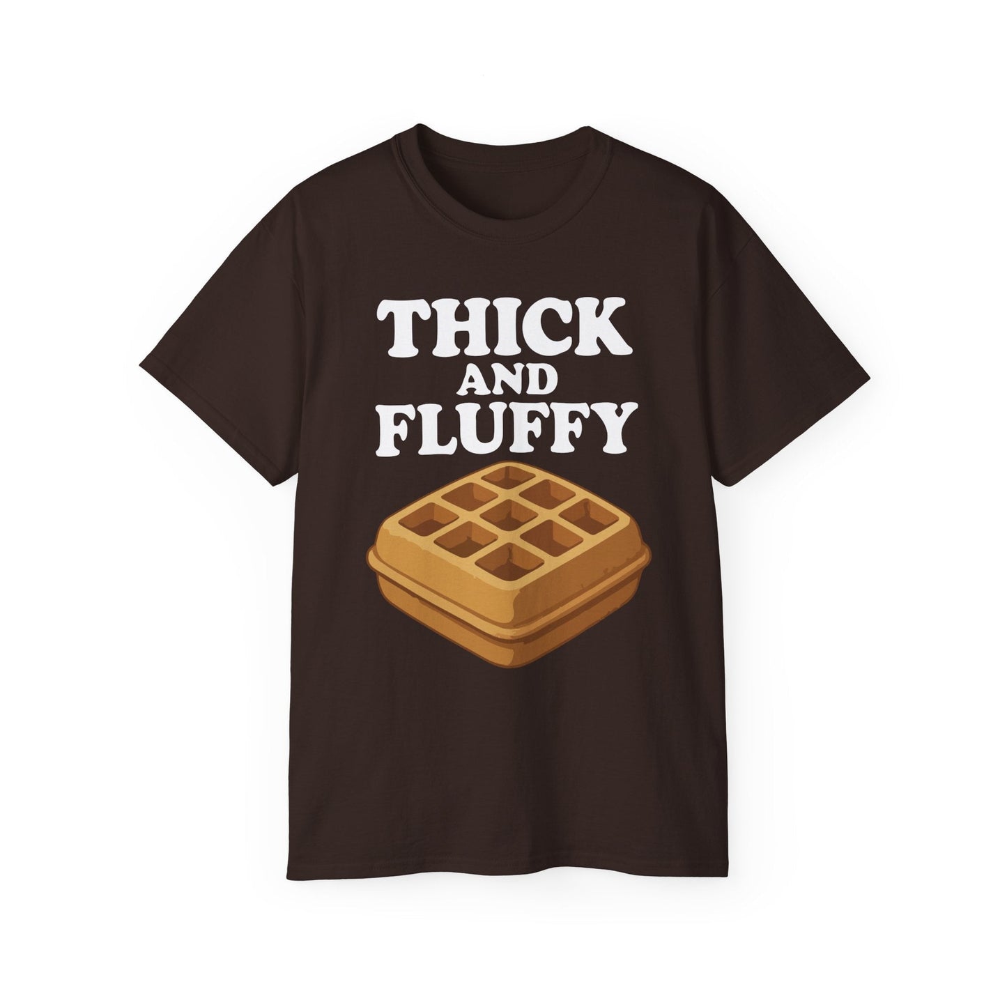 Thick & Fluffy Tee T-Shirt Printify Dark Chocolate S 