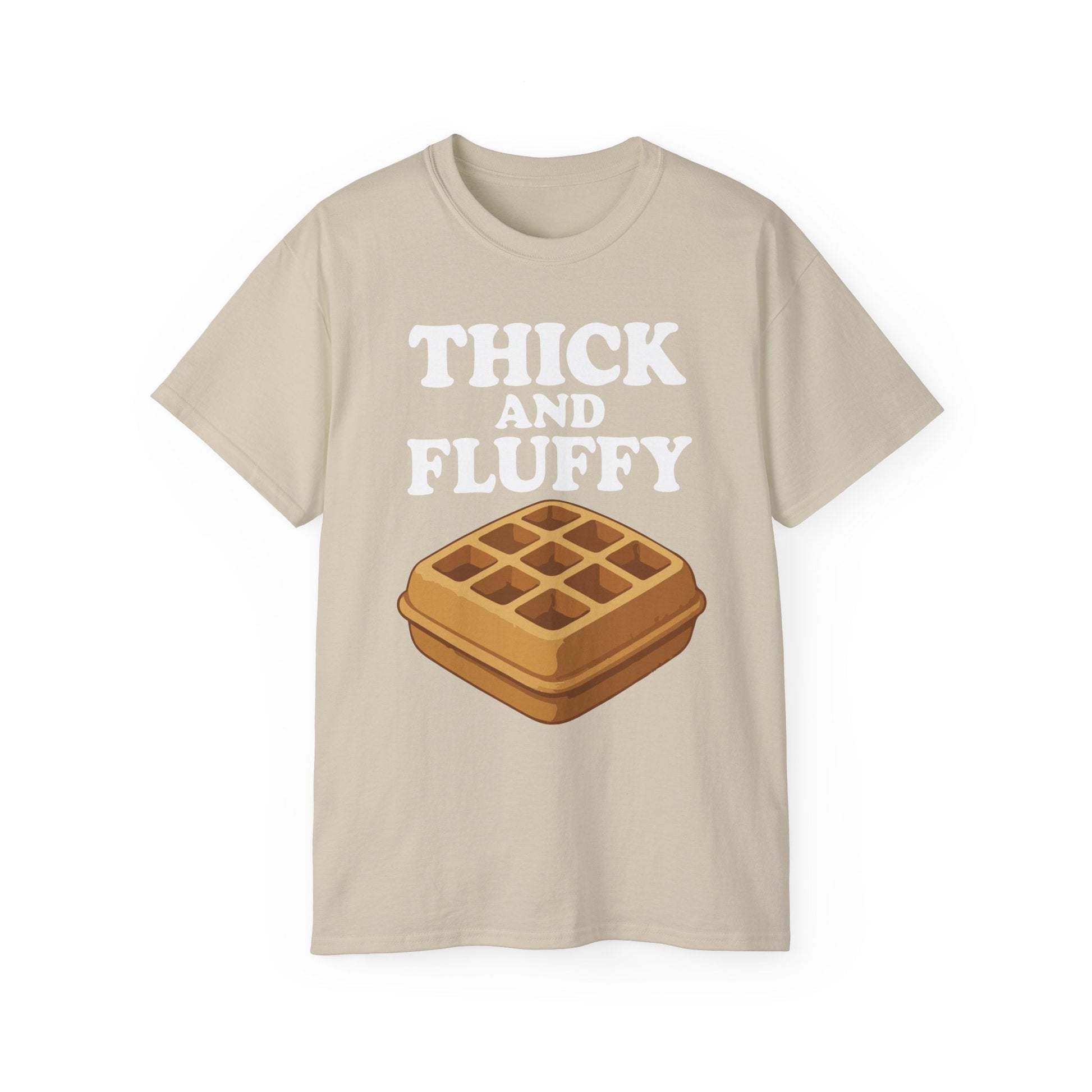 Thick & Fluffy Tee T-Shirt Printify Sand S 