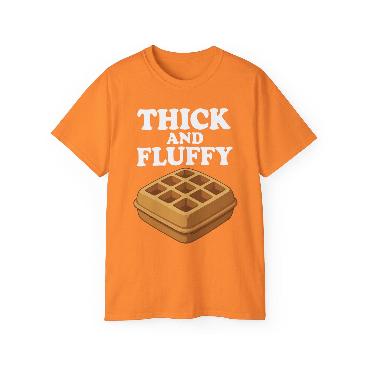 Thick & Fluffy Tee T-Shirt Printify Tangerine S 