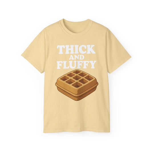 Thick & Fluffy Tee T-Shirt Printify Vegas Gold S 