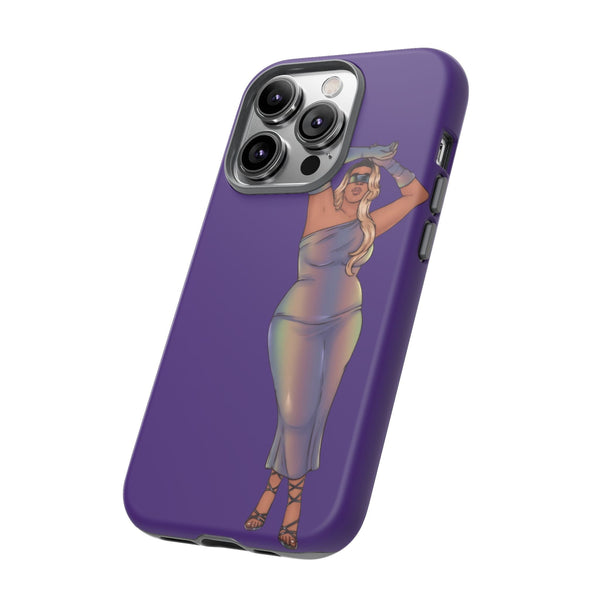 Tough Phone Cases - Show Off Your Fluff Collection with Plus Size Model Tazah Phone Case Printify 