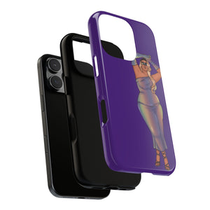 Tough Phone Cases - Show Off Your Fluff Collection with Plus Size Model Tazah Phone Case Printify 