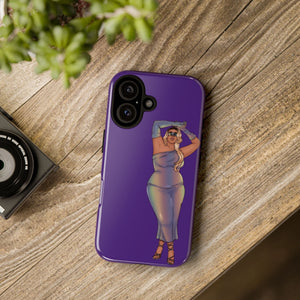 Tough Phone Cases - Show Off Your Fluff Collection with Plus Size Model Tazah Phone Case Printify 