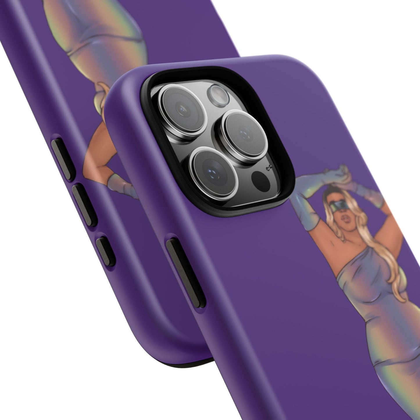 Tough Phone Cases - Show Off Your Fluff Collection with Plus Size Model Tazah Phone Case Printify 