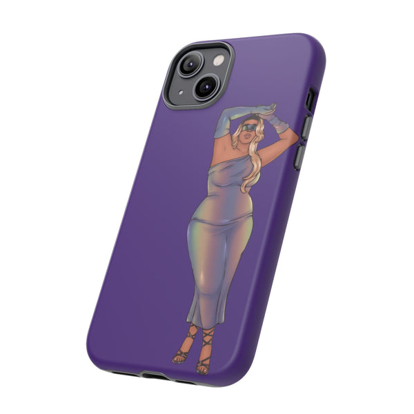 Tough Phone Cases - Show Off Your Fluff Collection with Plus Size Model Tazah Phone Case Printify 