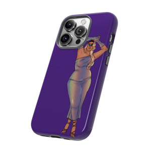 Tough Phone Cases - Show Off Your Fluff Collection with Plus Size Model Tazah Phone Case Printify 