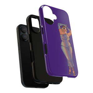 Tough Phone Cases - Show Off Your Fluff Collection with Plus Size Model Tazah Phone Case Printify 