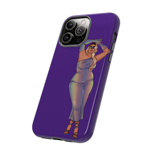 Tough Phone Cases - Show Off Your Fluff Collection with Plus Size Model Tazah Phone Case Printify 