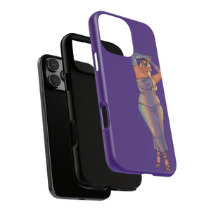 Tough Phone Cases - Show Off Your Fluff Collection with Plus Size Model Tazah Phone Case Printify 