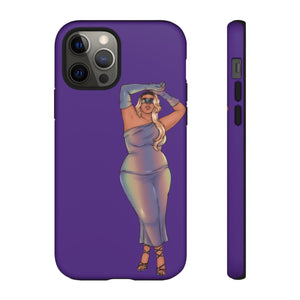 Tough Phone Cases - Show Off Your Fluff Collection with Plus Size Model Tazah Phone Case Printify iPhone 12 Pro Matte 