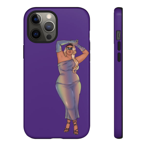 Tough Phone Cases - Show Off Your Fluff Collection with Plus Size Model Tazah Phone Case Printify iPhone 12 Pro Max Glossy 