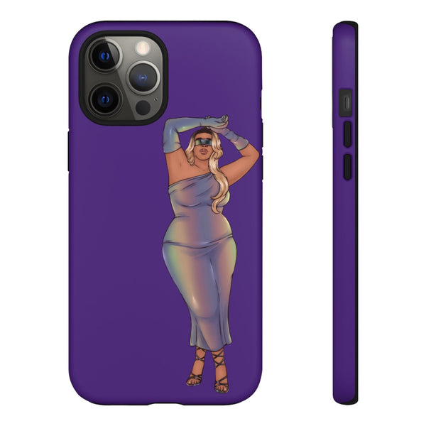 Tough Phone Cases - Show Off Your Fluff Collection with Plus Size Model Tazah Phone Case Printify iPhone 12 Pro Max Matte 