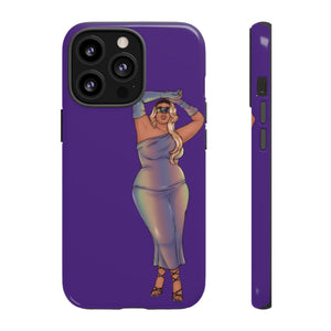 Tough Phone Cases - Show Off Your Fluff Collection with Plus Size Model Tazah Phone Case Printify iPhone 13 Pro Glossy 