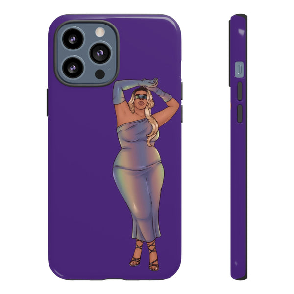 Tough Phone Cases - Show Off Your Fluff Collection with Plus Size Model Tazah Phone Case Printify iPhone 13 Pro Max Glossy 
