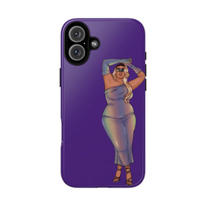 Tough Phone Cases - Show Off Your Fluff Collection with Plus Size Model Tazah Phone Case Printify iPhone 16 Plus Glossy 