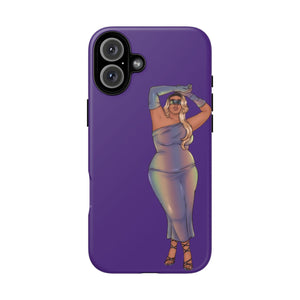 Tough Phone Cases - Show Off Your Fluff Collection with Plus Size Model Tazah Phone Case Printify iPhone 16 Plus Matte 