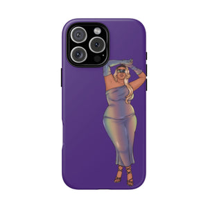 Tough Phone Cases - Show Off Your Fluff Collection with Plus Size Model Tazah Phone Case Printify iPhone 16 Pro Max Matte 