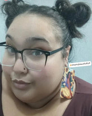 Wooden Fairy Earrings My Beautiful Fluff 