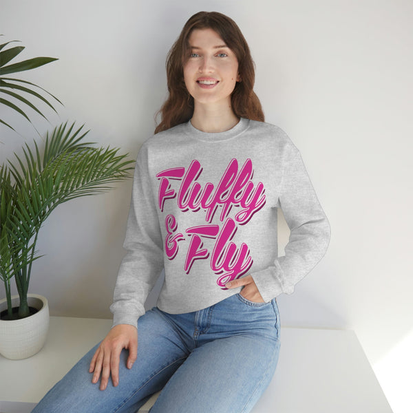 Fluffy & Fly Unisex Heavy Blend™ Crewneck Sweatshirt Sweatshirt Printify 
