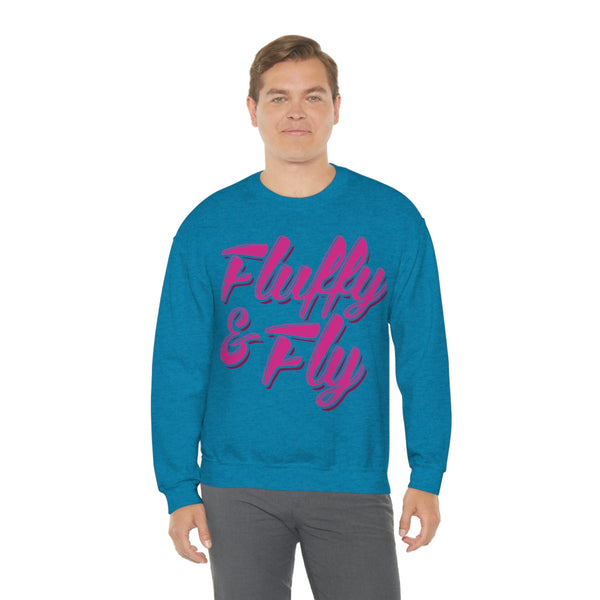 Fluffy & Fly Unisex Heavy Blend™ Crewneck Sweatshirt Sweatshirt Printify 