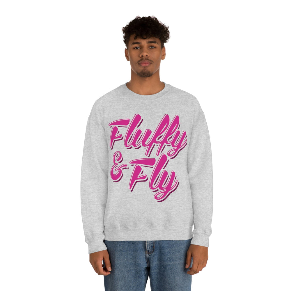 Fluffy & Fly Unisex Heavy Blend™ Crewneck Sweatshirt Sweatshirt Printify 