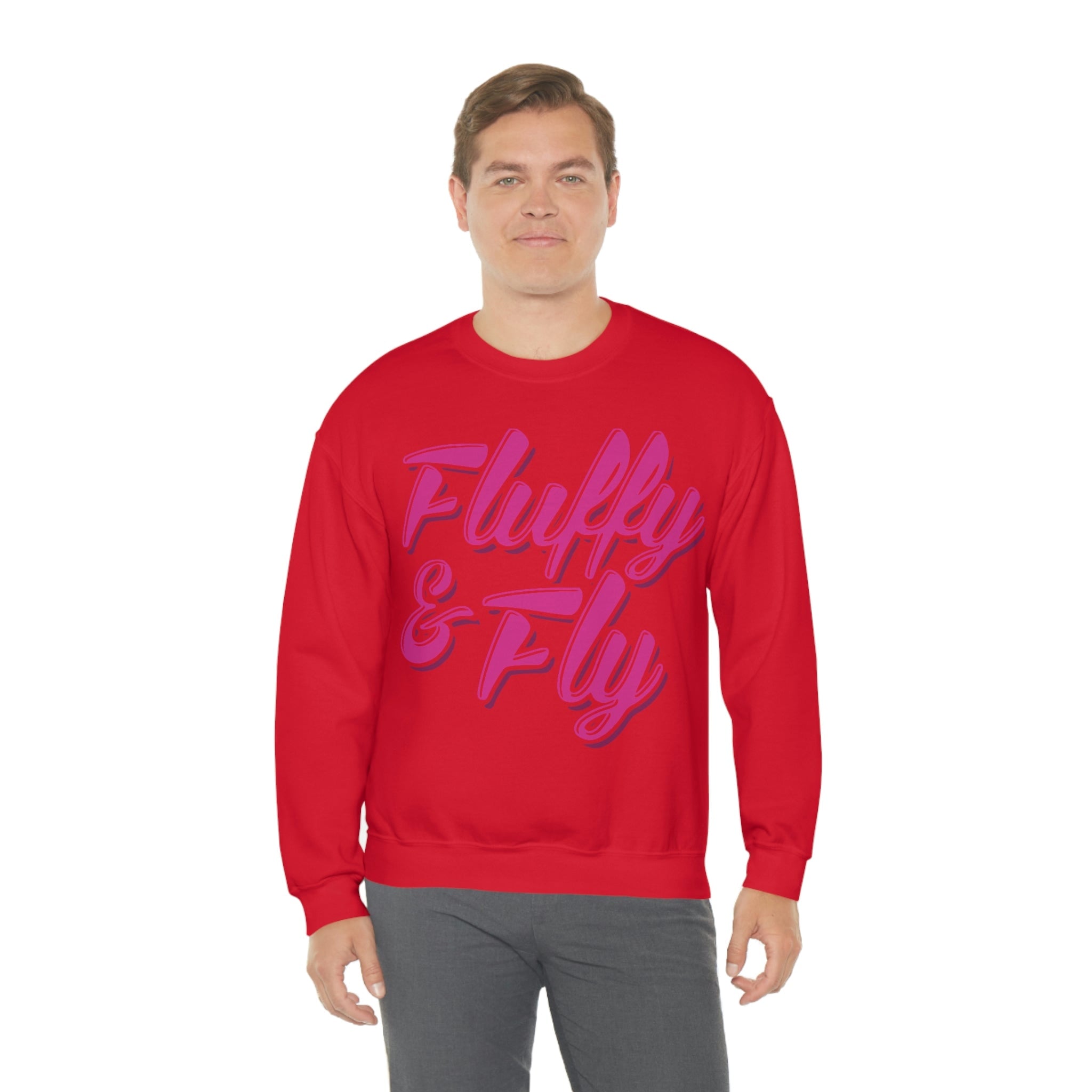 Plus Size Boutique Fluffy & Fly Unisex Heavy Blend™ Crewneck 