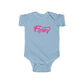 Fluffy Infant Fine Jersey Bodysuit Short Sleeve Kids clothes Printify Light Blue NB 