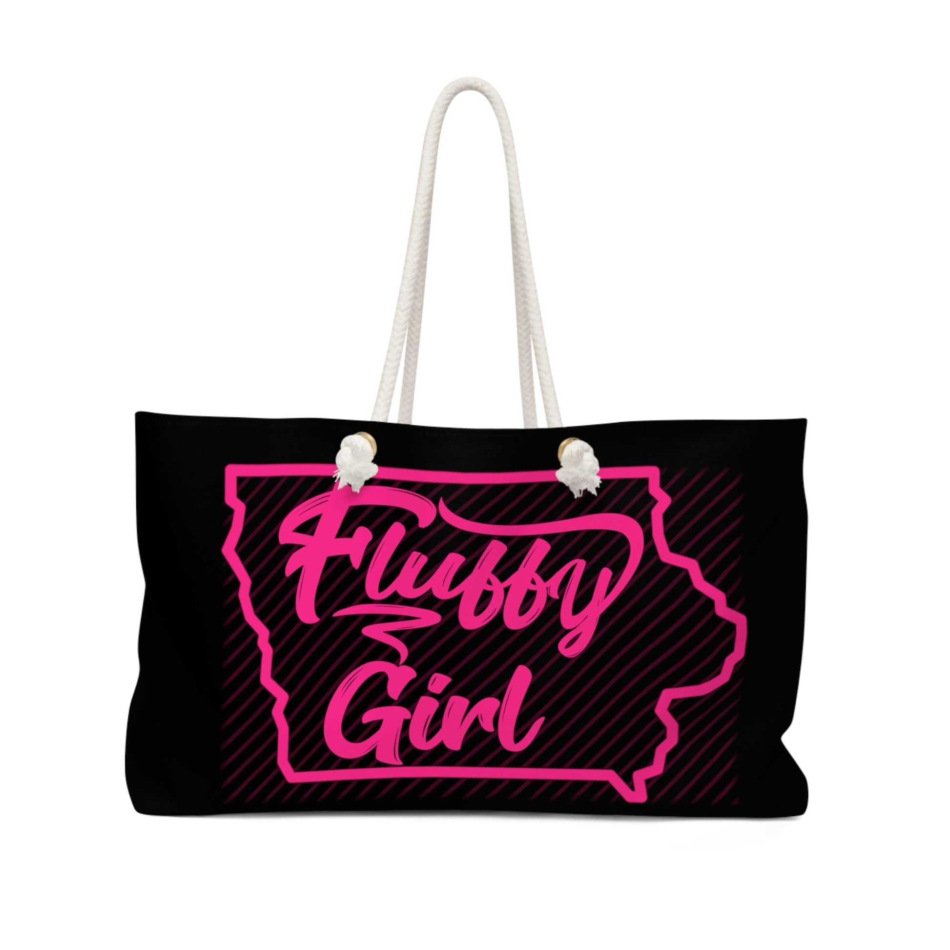 Fluffy Iowa Weekender Bag Bags Printify 24" × 13" 
