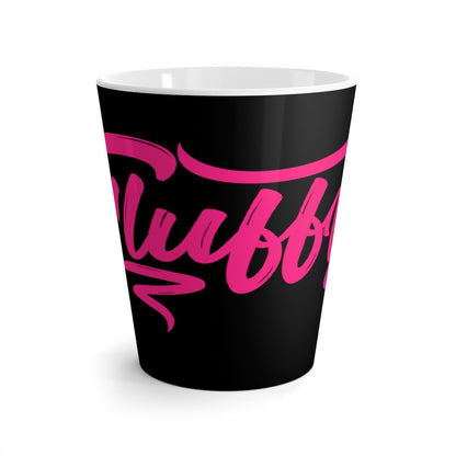 Fluffy Latte mug- Black/Pink Mug Printify 12oz 