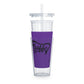 Fluffy Plastic Tumbler with Straw Mug Printify 