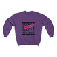 Fluffy Since Birth Unisex Heavy Blend™ Crewneck Sweatshirt Sweatshirt Printify Purple S 