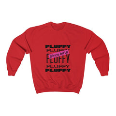 Fluffy Since Birth Unisex Heavy Blend™ Crewneck Sweatshirt Sweatshirt Printify Red L 