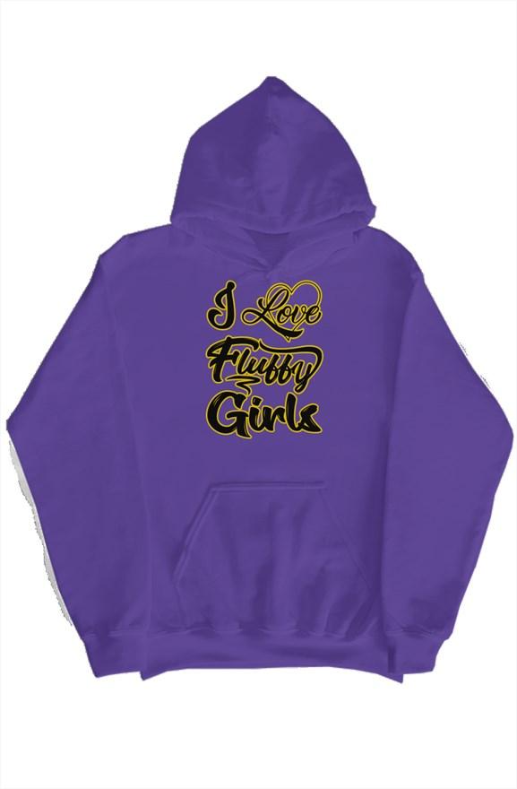 I love Fluffy Girls pullover hoody hoodies Apliiq s purple 