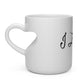 I love ME Heart Shape Mug Mug Printify 