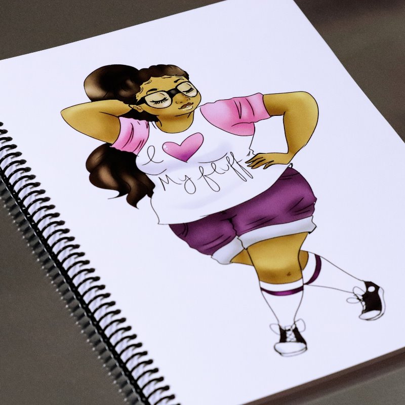 I Love My Fluff Notebook My Beautiful Fluff 