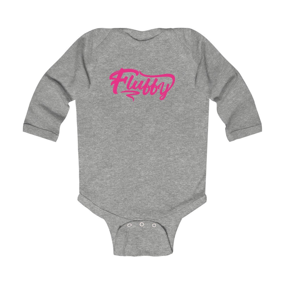 Infant Long Sleeve Bodysuit Kids clothes Printify Heather NB 