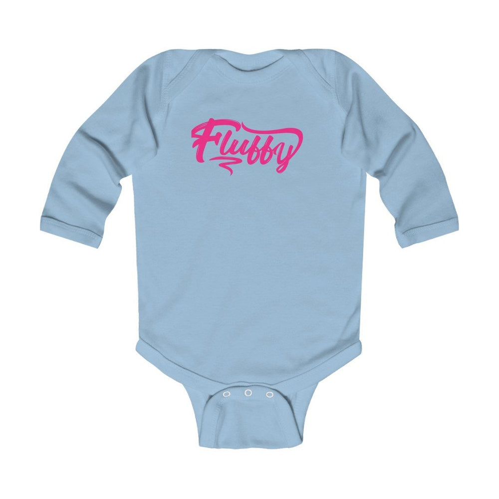 Infant Long Sleeve Bodysuit Kids clothes Printify Light Blue 6M 