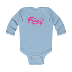 Infant Long Sleeve Bodysuit Kids clothes Printify Light Blue 6M 