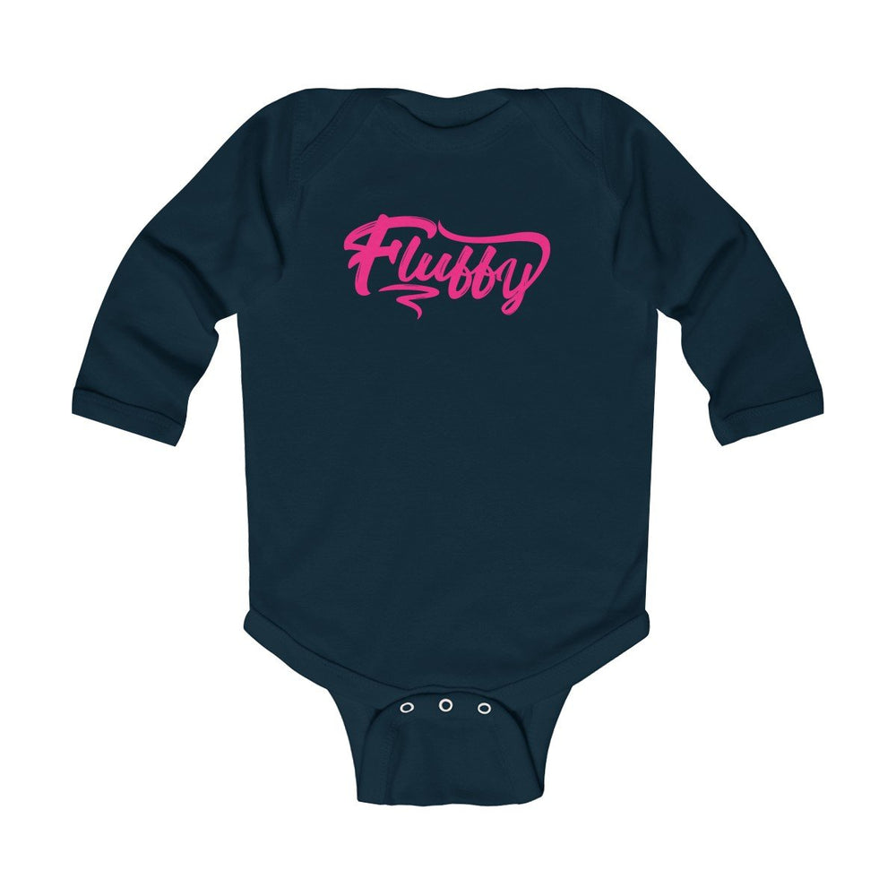 Infant Long Sleeve Bodysuit Kids clothes Printify Navy NB 