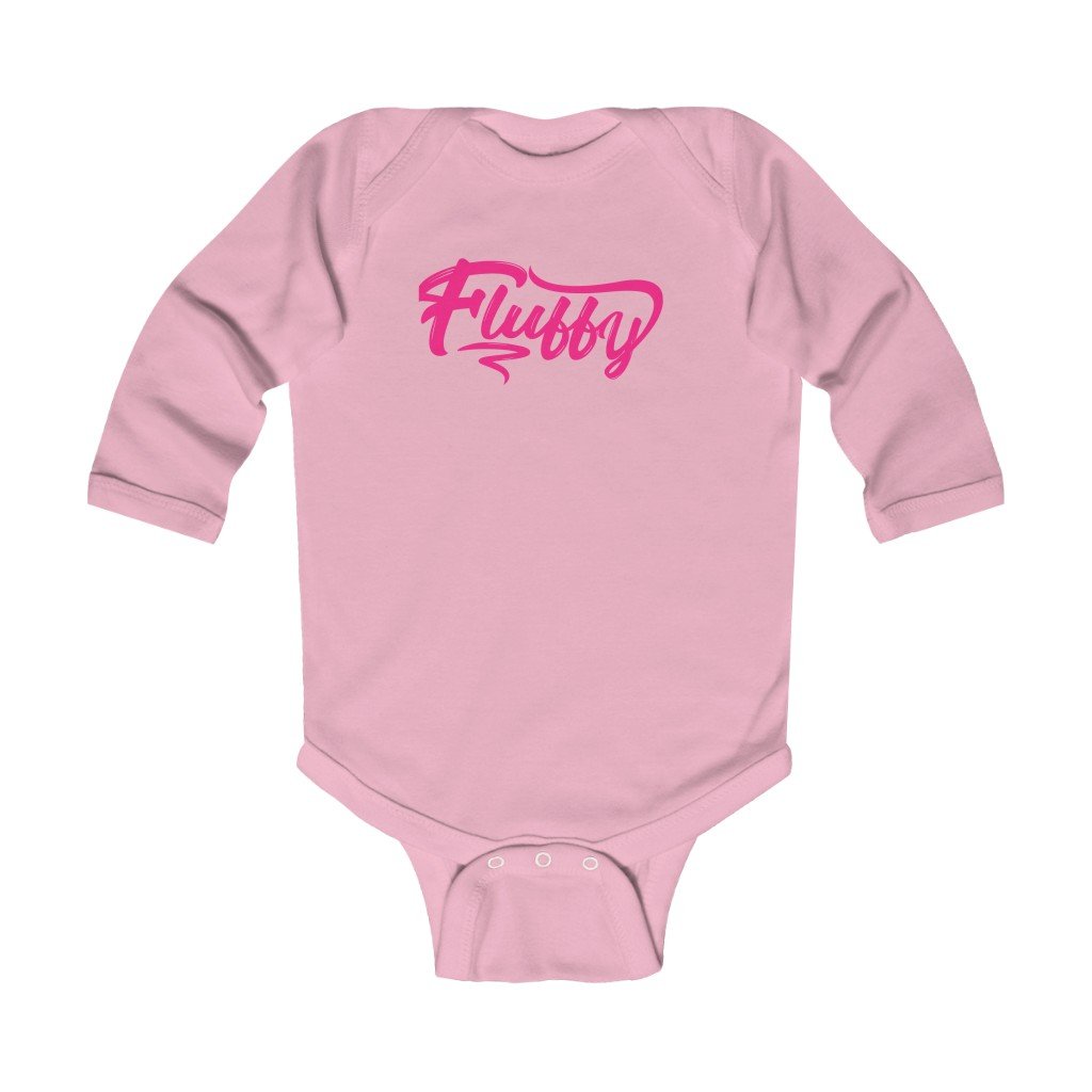 Infant Long Sleeve Bodysuit Kids clothes Printify Pink 6M 