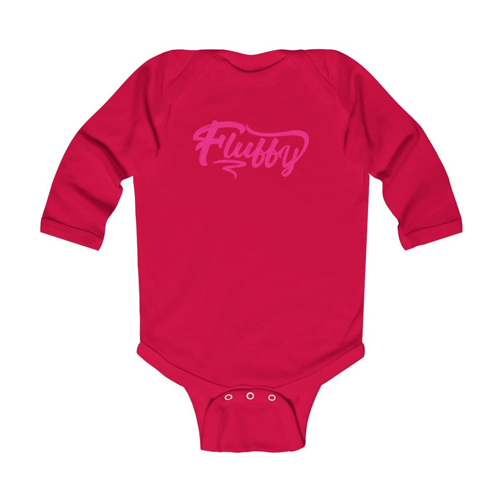 Infant Long Sleeve Bodysuit Kids clothes Printify Red NB 