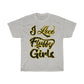 Men’s Round Neck I love Fluffy Girls Heavy Cotton Tee T-Shirt Printify Ash S 
