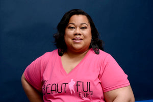 My Beautiful Fluff Hot Pink Signature Plus Size T-shirt My Beautiful Fluff 