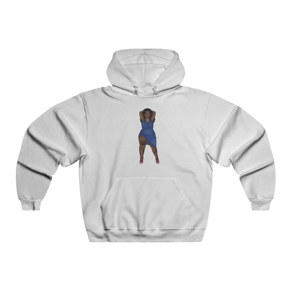 My Beautiful Fluff Show Off Your Fluff KENDRA Hooded Sweatshirt Hoodie Printify White S 