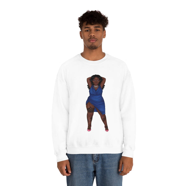 My Beautiful Fluff Show Off Your Fluff Kendra Unisex Heavy Blend Crewneck Sweatshirt Sweatshirt Printify 
