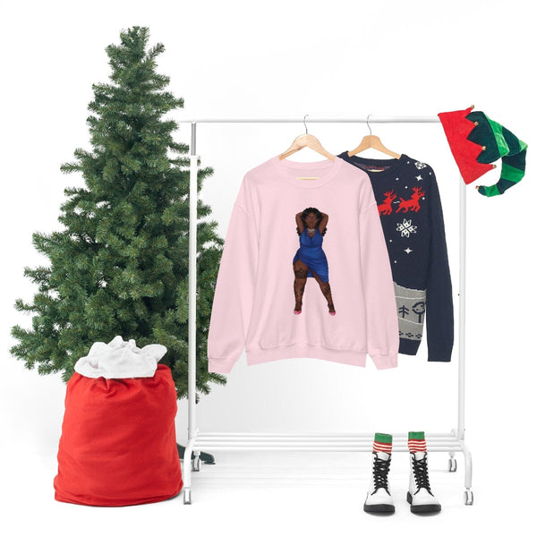 My Beautiful Fluff Show Off Your Fluff Kendra Unisex Heavy Blend Crewneck Sweatshirt Sweatshirt Printify 
